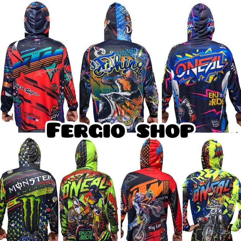 NEW PRODUCT baju balap dewasa kupluk/ baju balap dewasa topi/ baju motorcross XL topi/ atasan balap 