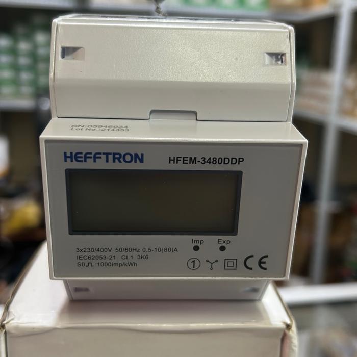Hefftron Hfem-3480Ddp Kwh Meter Digital 3Phase New
