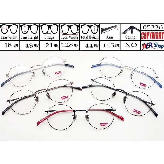 frame LEVI'S ORIGINAL frame kacamata original kacamata bulat levis murah