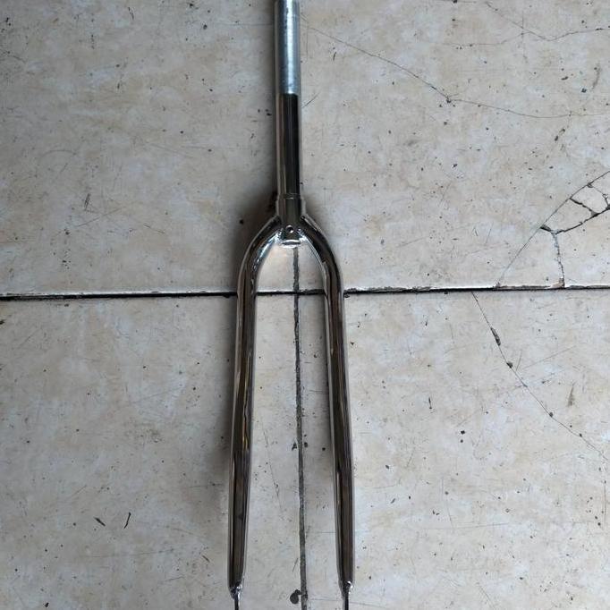 Ready fork sepeda 700 700c fixie balap roadbike crome chrome taiwan