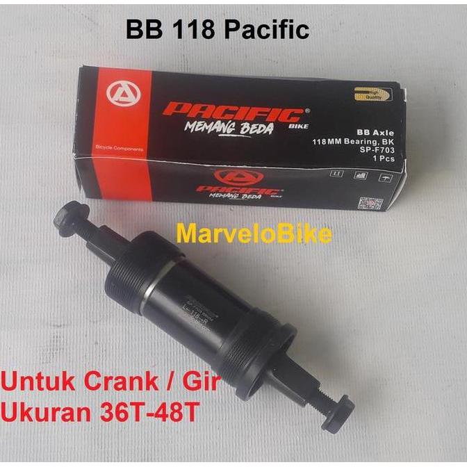 Ready BB Sepeda Kotak 118 Pacific Bottom Bracket Kotak 118 Pacific