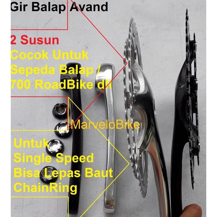 Ready Crank Gir Sepeda Balap Avand 2 Susun United