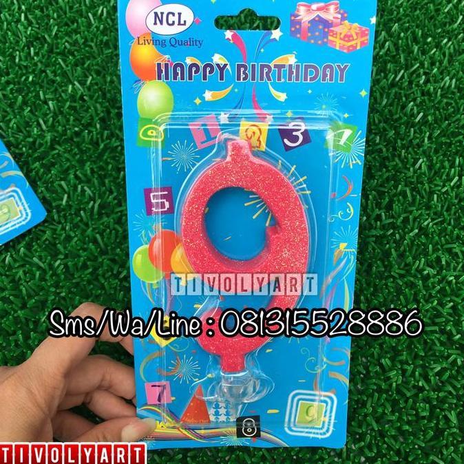 Ready  Lilin Ulang Tahun / Lilin Angka Besar