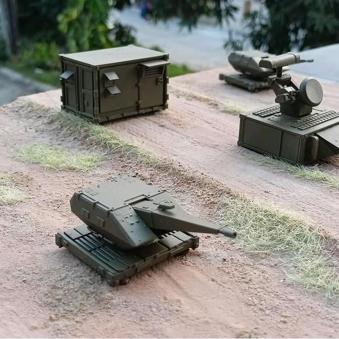 New  Miniatur meriam militer penangkis udara Skyshield TNIAU