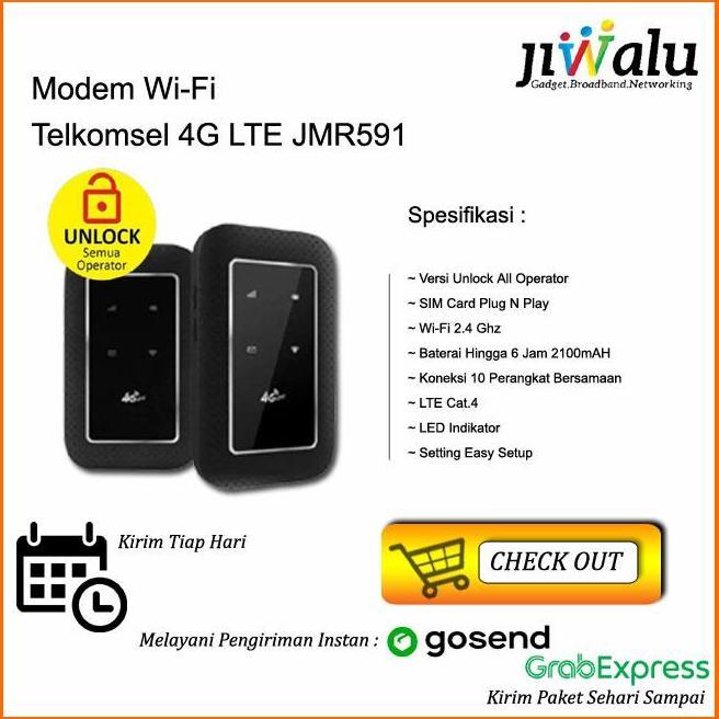 New Modem WiFi JMR591 4G LTE Unlock All Operator