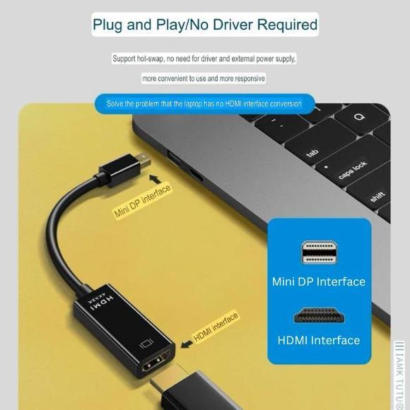 Mini DP Interface HDMI Kabel USB-C Mini Display Port To HDMI Mini DP KE HDMI TVLCDMonitor UHD 4K x 2