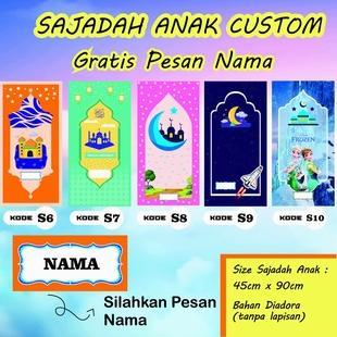 TERMURAH SAJADAH ANAK,SAJADAH ANAK KARAKTER,SAJADAH NAMA,SAJADAH KECIL,SAJADAH CUSTOM,SAJADAH TRAVEL