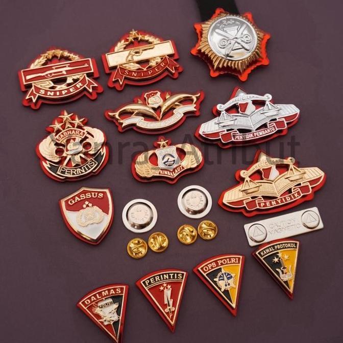 Pin Selam / Sniper Panjang / Penyidik / Sniper Pendek / Sar Rimba Laut / Penyidik Pembantu PPNS / Ga
