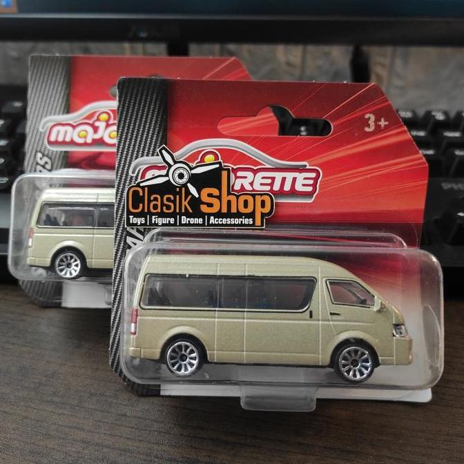New  Majorette Street Cars Toyota Hiace Gold