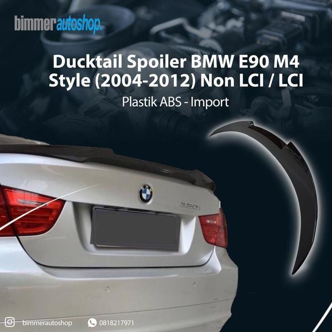 Ready Stock Trunk Lid Spoiler BMW E90 M4 Style Plastik