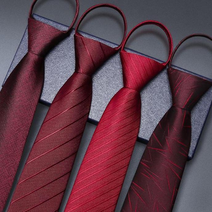 Dasi instan siap Pakai Dasi resleting Dasi Zipper slim 6cm murah