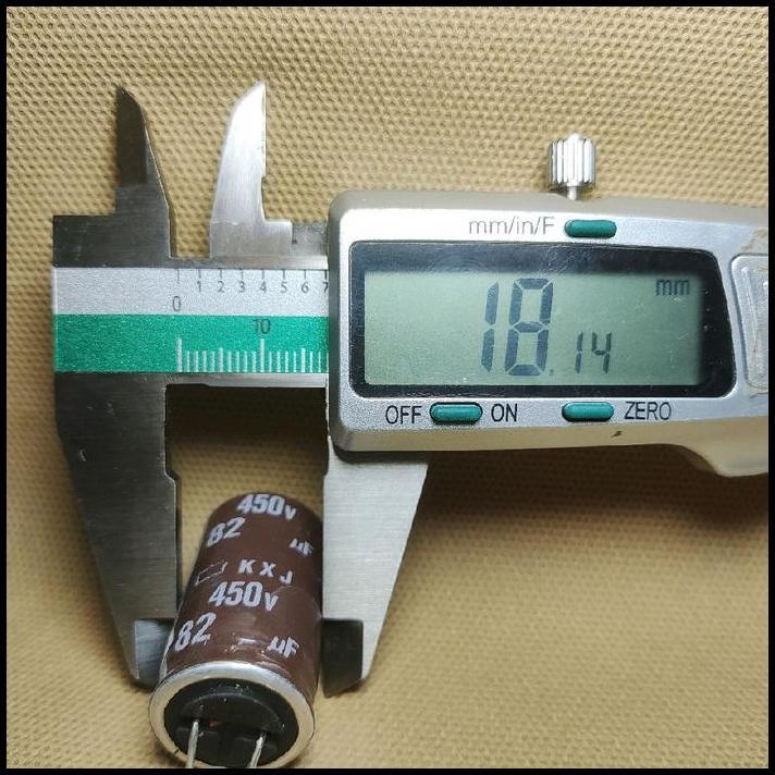 DISKON KAPASITOR CAPASITOR ELKO ELCO 450V 82UF 450V 82 UF 450 V 450VOLT ORIGINAL 