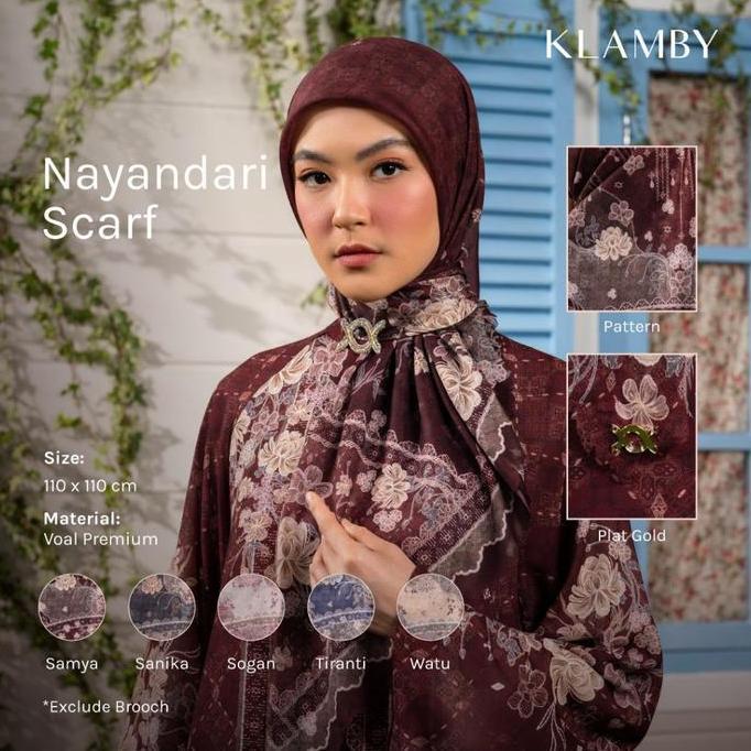HARGA GROSIR - Klamby - Nayandari Scarf