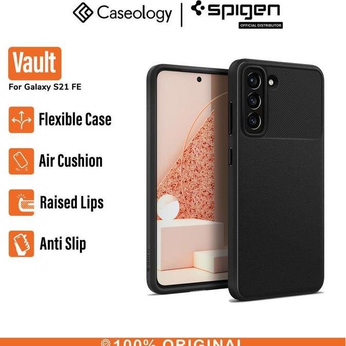 Case For Samsung Galaxy S21 FE Caseology Vault Silicone SoftCase For Casing