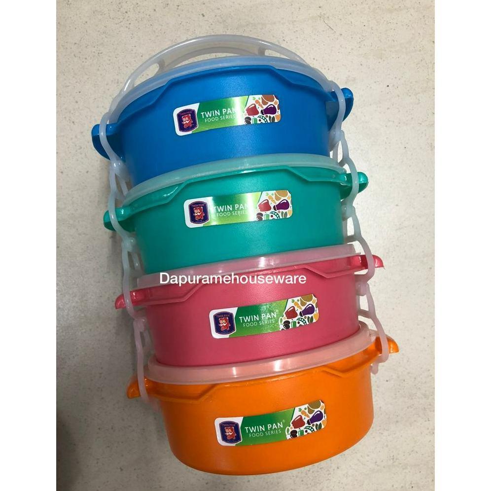 Terbaru Rantang Bulat Rt15 Twinpan / Kotak Makan Tingkat