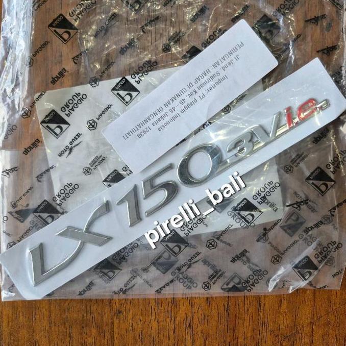 Stiker LX 150 3V ie Original Emblem Sticker Vespa