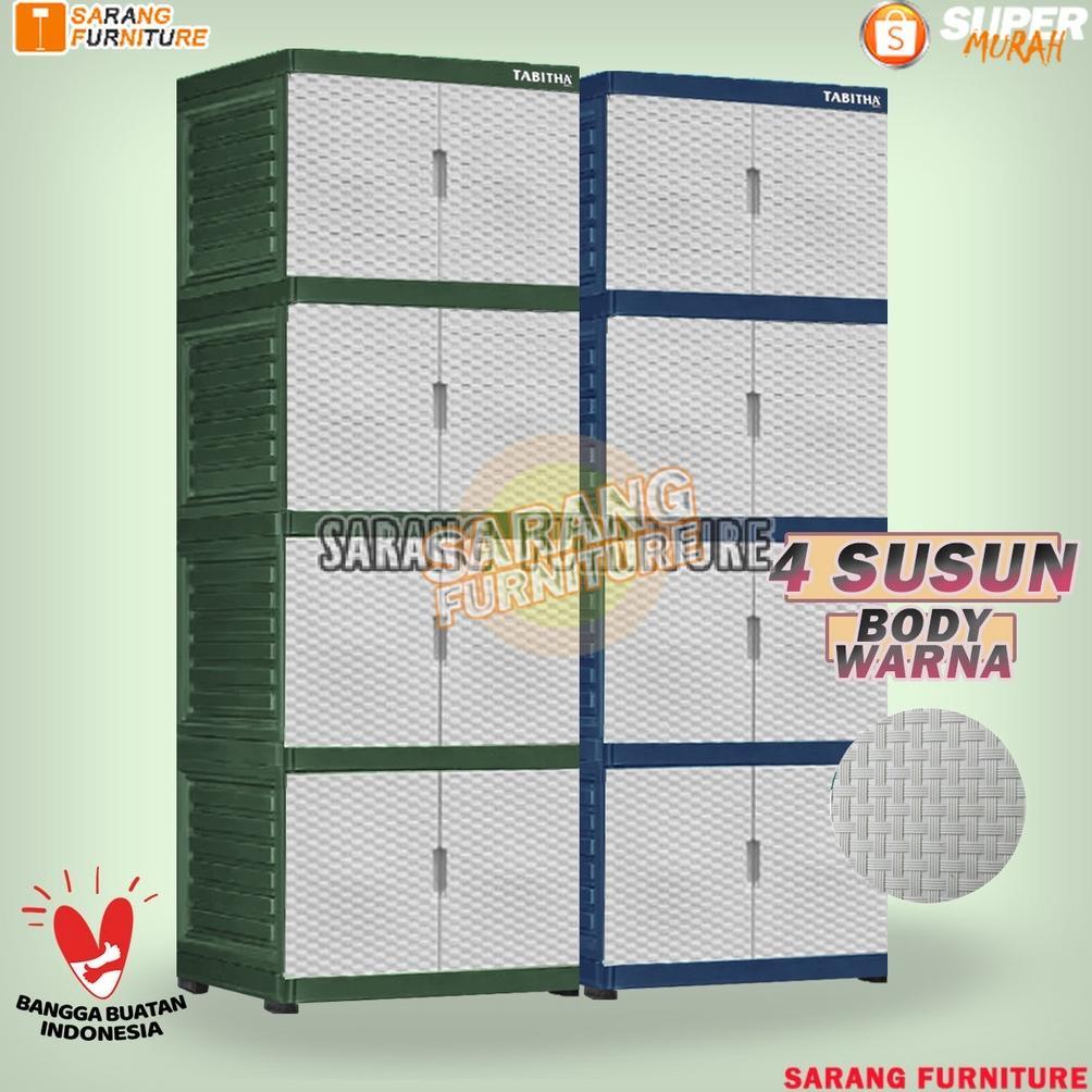 Bergaransi Lemari Plastik Lemari Pakaian Plastik Susun Kaca Ada Kunci Lemari Tabitha Penguncian Tabi