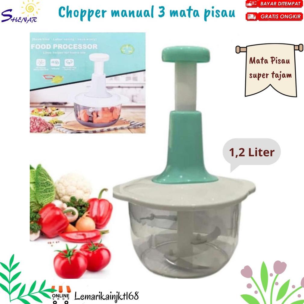 best sale chopper blender pemotong manual tekan pencacah penggiling daging |chopper manual 3 mata pi