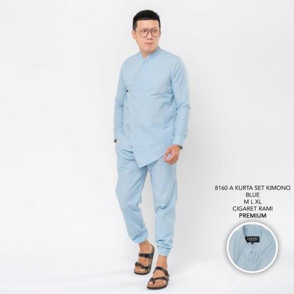 NEW JANE FREY CLOTHING  FREYPV 8160 KURTA SET KIMONO M-XL KOKO SETELAN MUSLIM ATASAN BAJU PANJANG DE