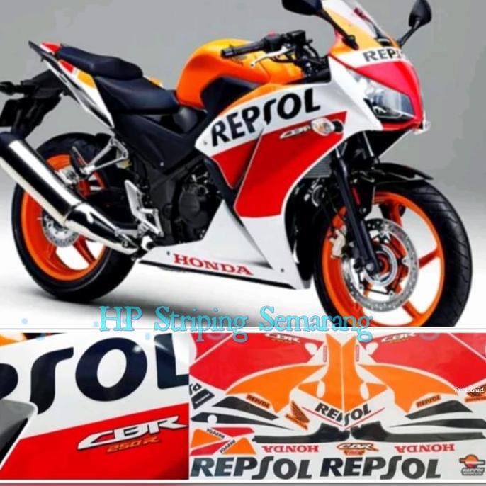 NEW Striping Honda CBR 250r K33 Repsol ( bukan 150 )