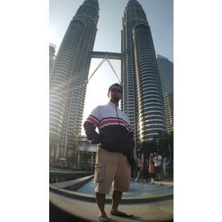 official jaket tracktop casuall putih navy list merah rojali stm