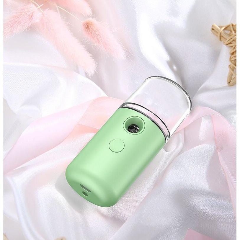 BESTPROMO Nano Spray Perawatan Wajah Mini Portable USB Mist Sprayer Pelembab Humidifier Facial Steam
