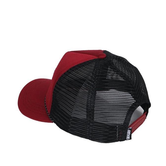 New Topi Pria Distro Original Jaring Baseball Trucker hat Caps Alpostiv Maroon ORK689 murah