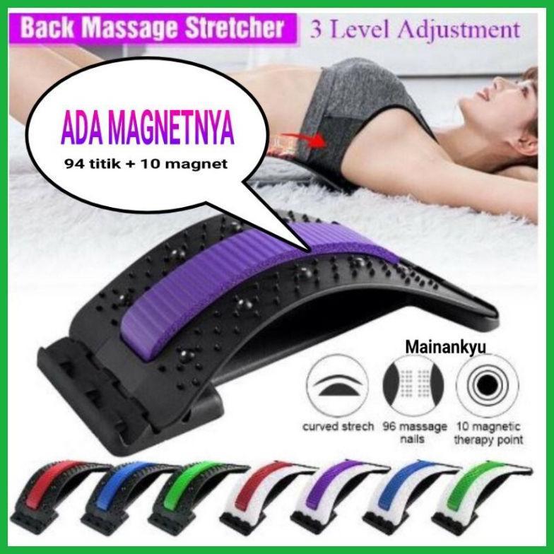 Orthopedi Akupuntur + Magnetic Sandaran Punggung Terapi Sakit Pinggang 10 Magnet Orthoplus Ortopedi