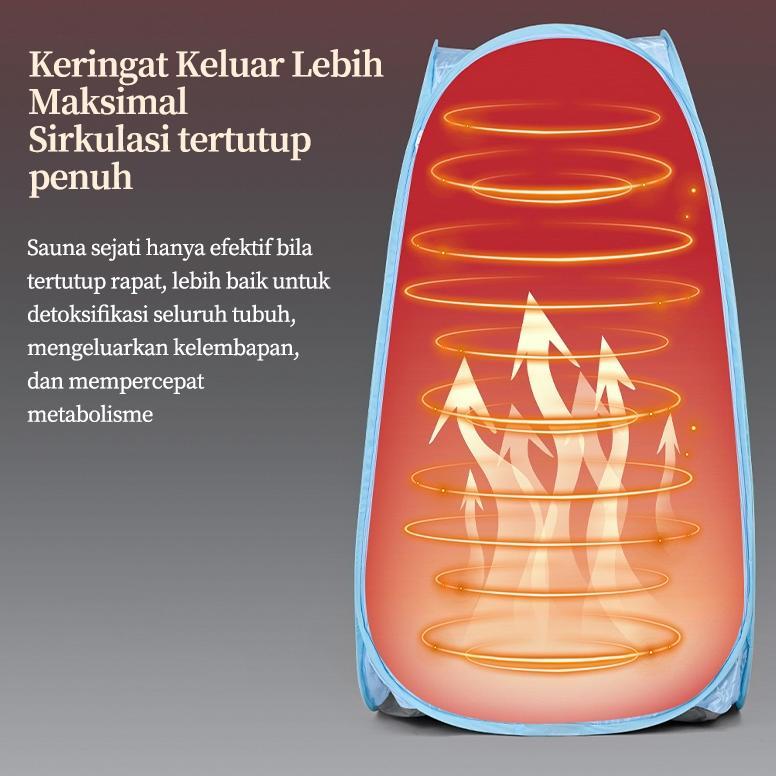NEW DEALS BENBO Sauna Uap Lipat / Sauna Uap Rumah Tangga /Mesin Sauna Uap Portable/Sauna Portable Sp