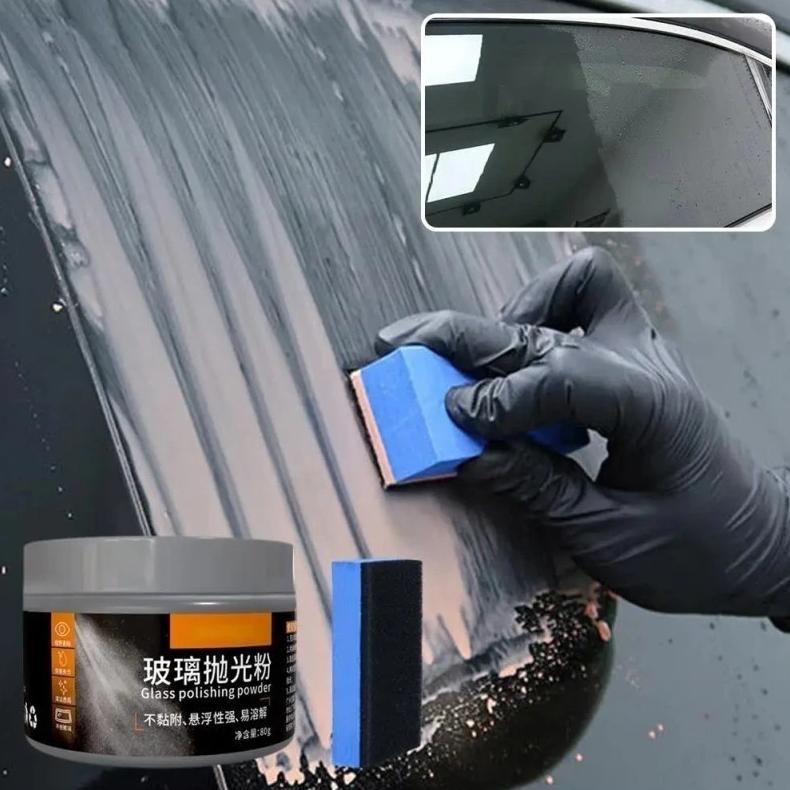 BESTPROMO 80g Penghilang Gores Kaca Mobil Poles Kaca Mobil Baret Goresan Kaca Mobil Cerium Oxide Pen