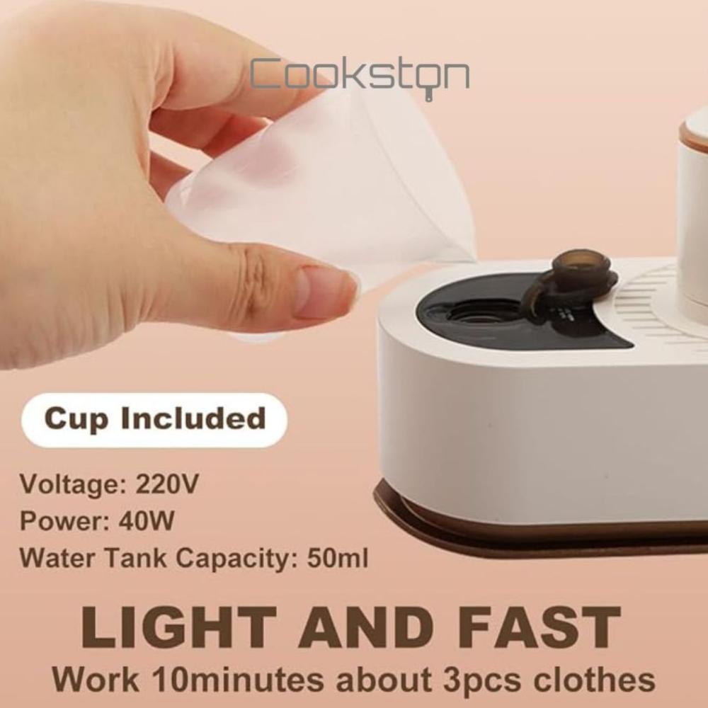 TERBARU COOKSTON Setrika Mini Uap Portable - Steam Iron Mini