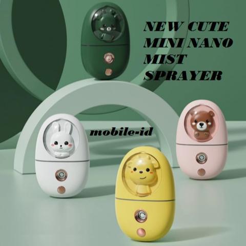 CUCI GUDANG Mini Nano Spray Boneka Gepeng 35ml Nano Mist Premium Nano Cute Nano Lucu [Anti Bocor]