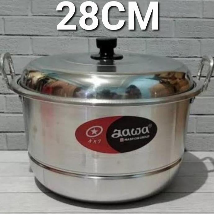 panci langseng kukusan dandang maspion jawa 28 cm