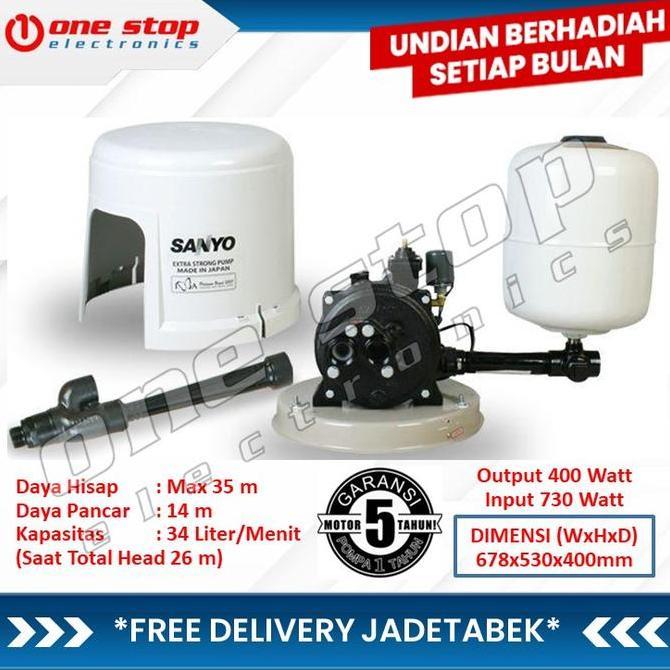 TERLARIS SANYO PDH-405JP POMPA AIR JET PUMP SUMUR DALAM