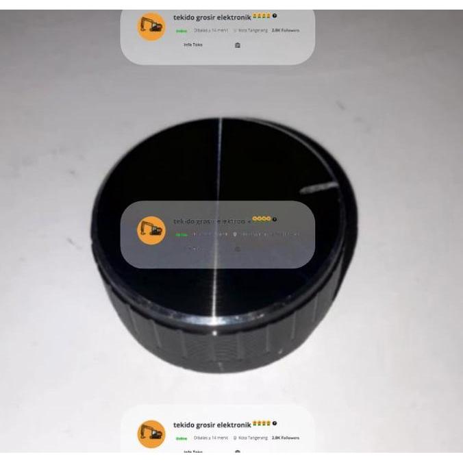 Knop Potensio 40Mm Knop Potensio Almunium Besar 40 Mm