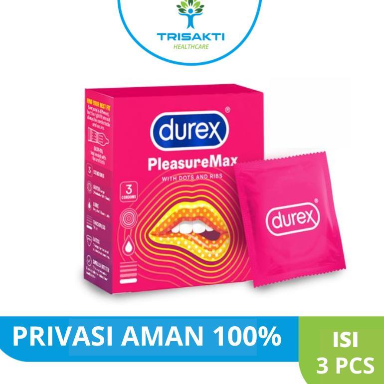 Terlaris Kondom Durex Gerigi Pleasuremax Condom Bergerigi isi 3 pcs