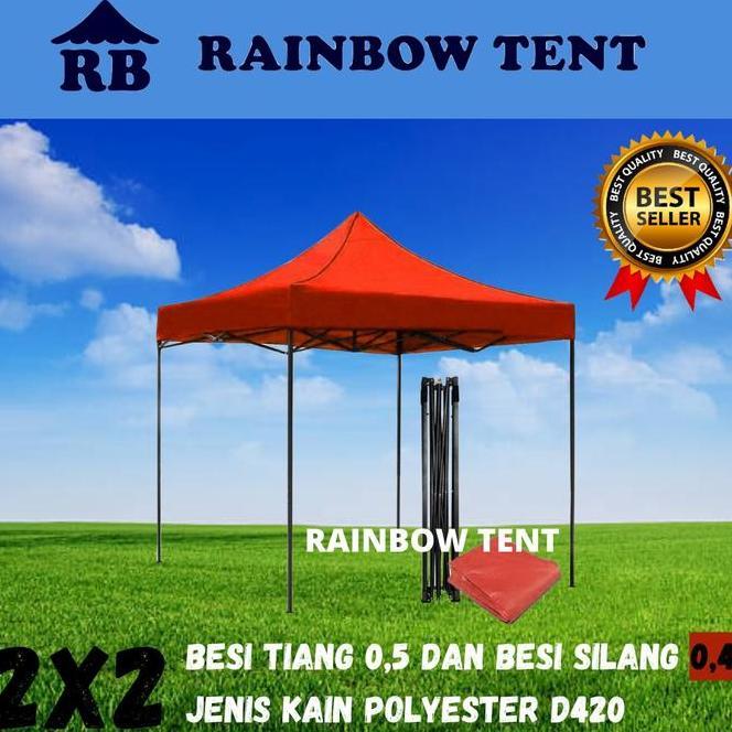 Tenda Lipat Ukuran 2X2 (0,4) Jenis Kain D420