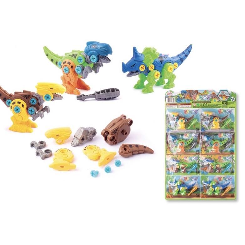 Promo Bulan Ini Mainan Dinosaurus Rakit Obeng Ukuran Kecil 460 / Bongkar Pasang Mainan Dinosaurus 8P