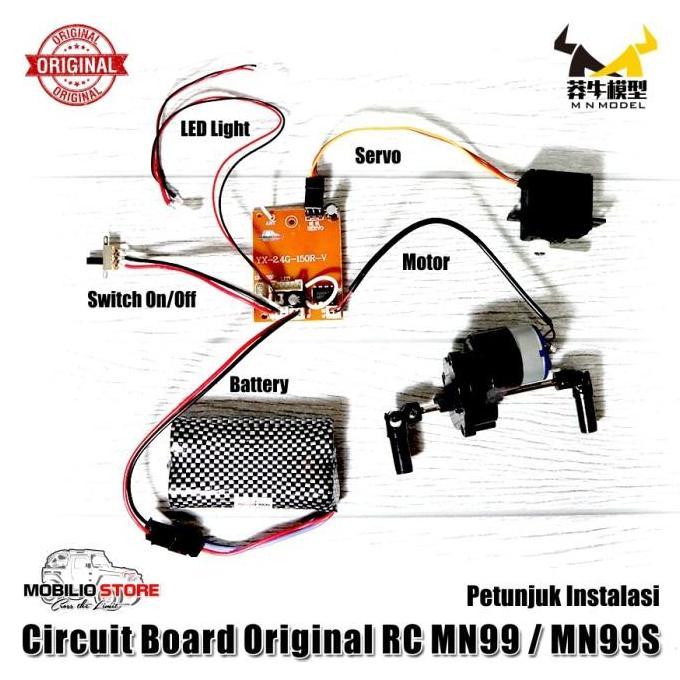 Original Part - Circuit Board Receiver ESC RC MN D90 D99