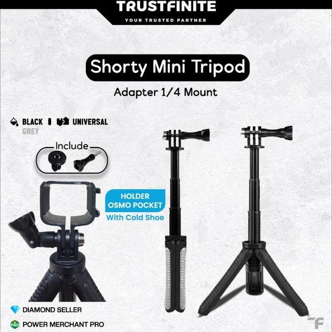 NEW Shorty Mini Extension Tripod for DJI Osmo Pocket 1 / DJI Pocket 2 / DJI Pocket 3 copy
