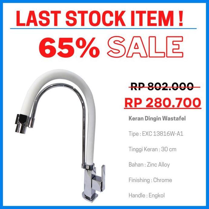 TERLARIS KERAN AIR EIXO KRAN WASTAFEL FLEKSIBEL BAK CUCI PIRING SINK WATER TAP