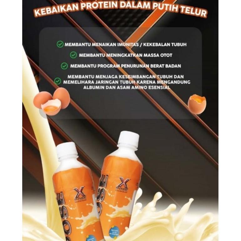Terlaris Xpose pasteurize egg white/ Protein ready to drink/ supplemen fitness/ expose protein putih