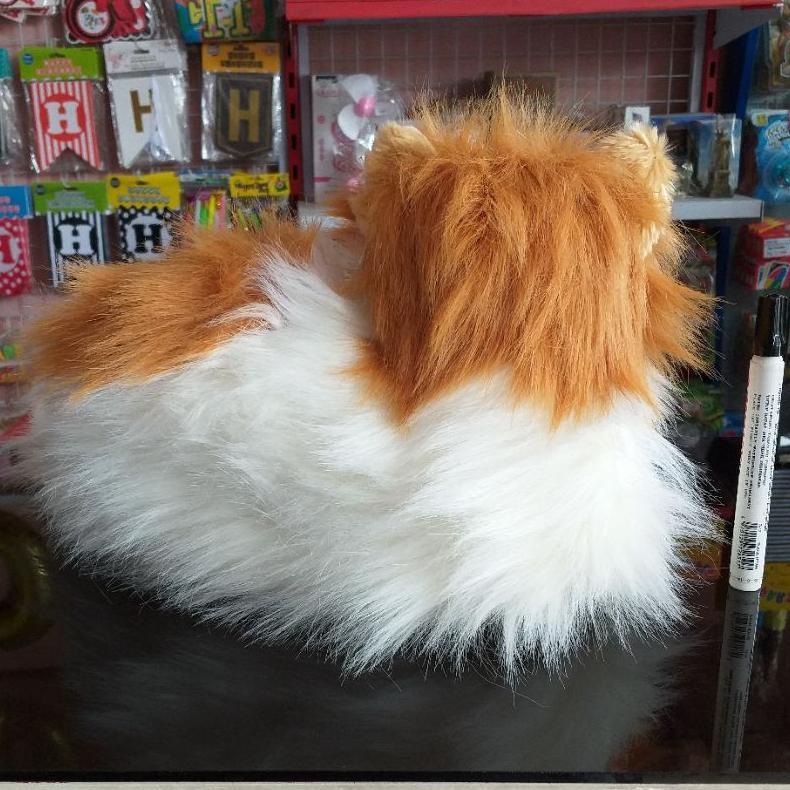 Promo Boneka Kucing Persia Anggora Lembut 25Cm + Sisir