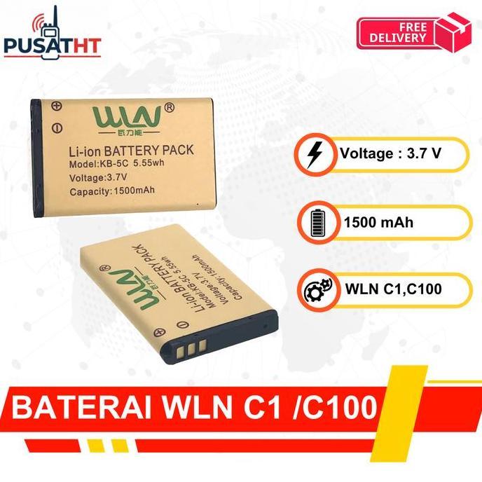 Grosir Baterai Wln Kd C1 C100 1500Mah Battery Wln Kb-5C Original