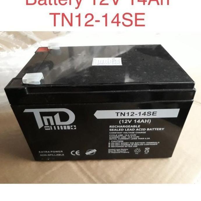 Aki baterai kering TND 12V 14Ah, TND 12-14SE Battery Termurah