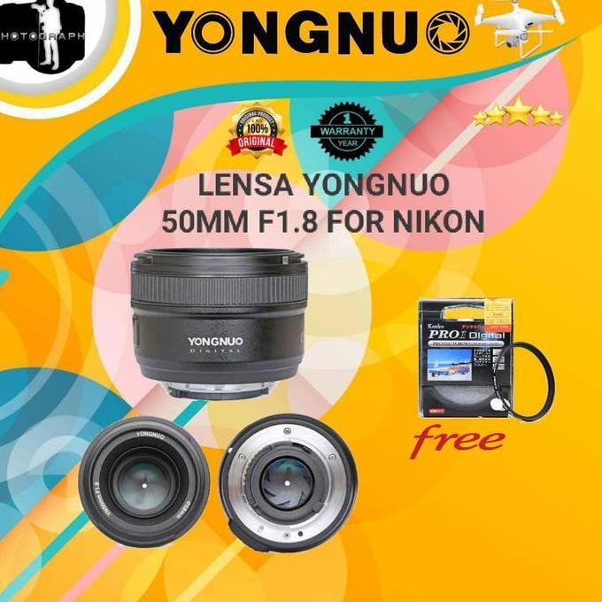 Lensa Yongnuo 50mm f1.8 For NIKON/YongNuo 50mm For NIKON