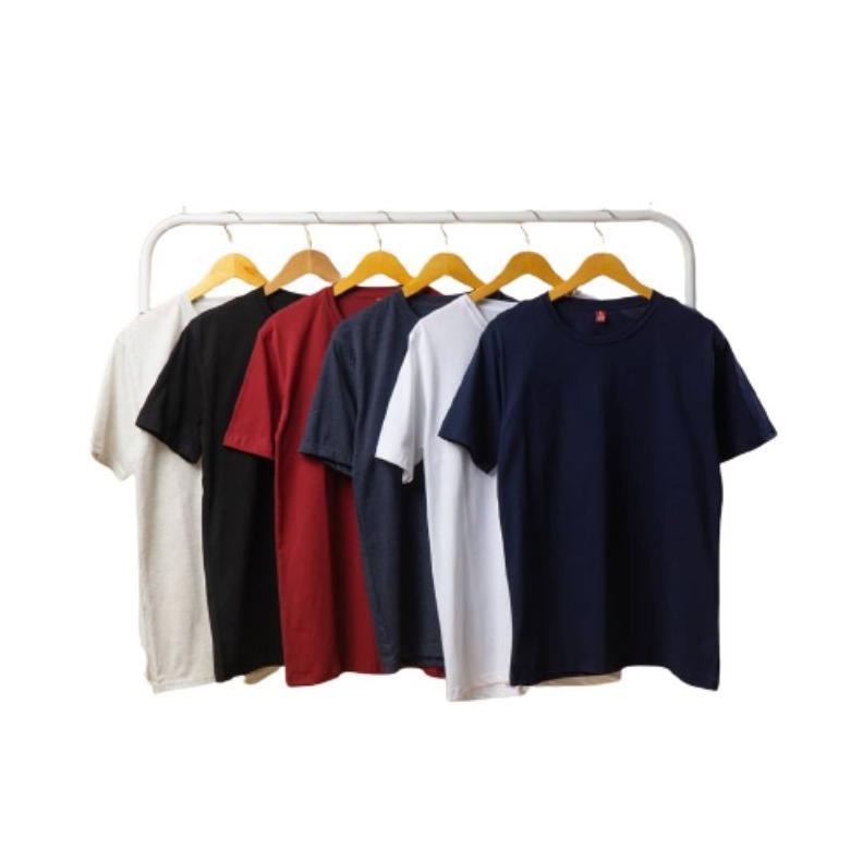 CUCI GUDANG Kaos Polos Pria Wanita Premium katun Combed 30's Kualitas Distro Harga MURAH Bandung S M
