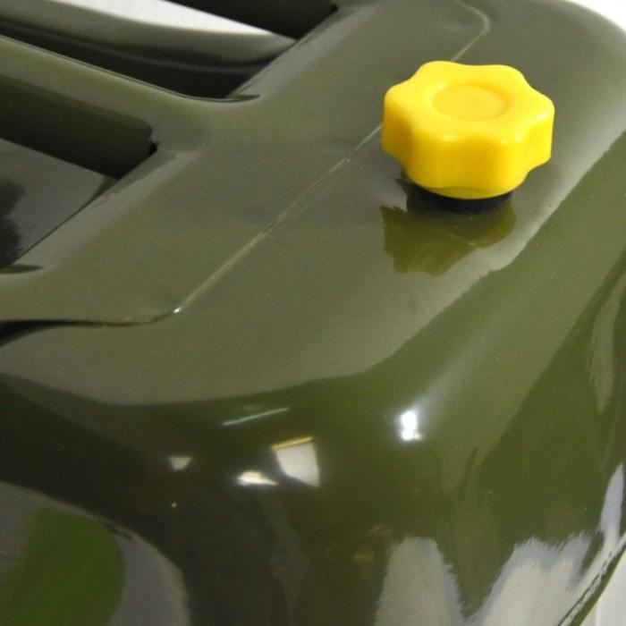 Krisbow Jerigen Bahan Bakar 20 Lt - Hijau Army | Jerigen Besi 20 Liter