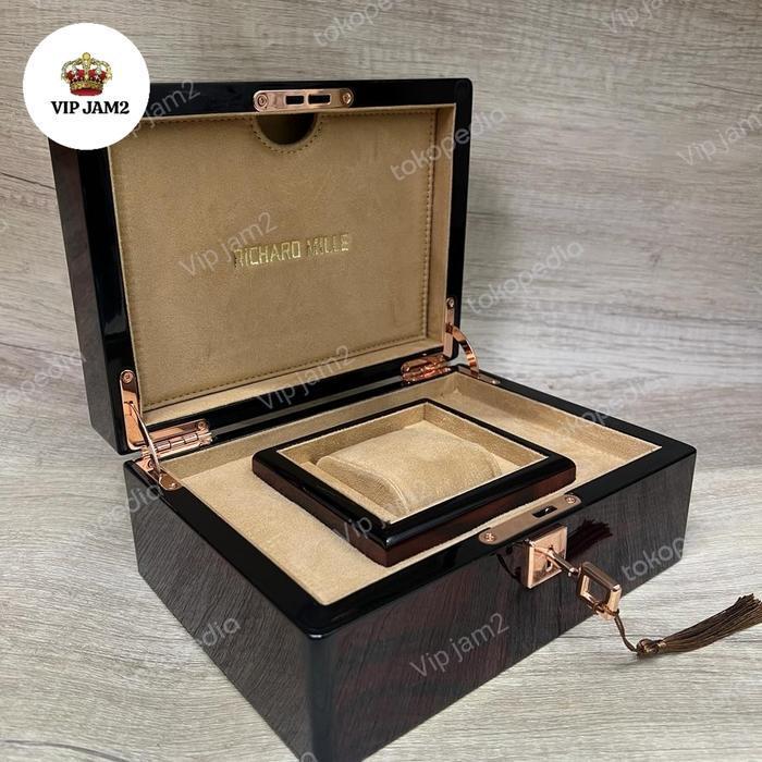 KOTAK JAM TANGAN KAYU RM RM FULL SET NEW