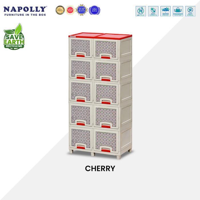 Loker/ Loker box/ Rak Serbaguna/ Rak Buku/ Rak Sepatu/Napolly Locker Box